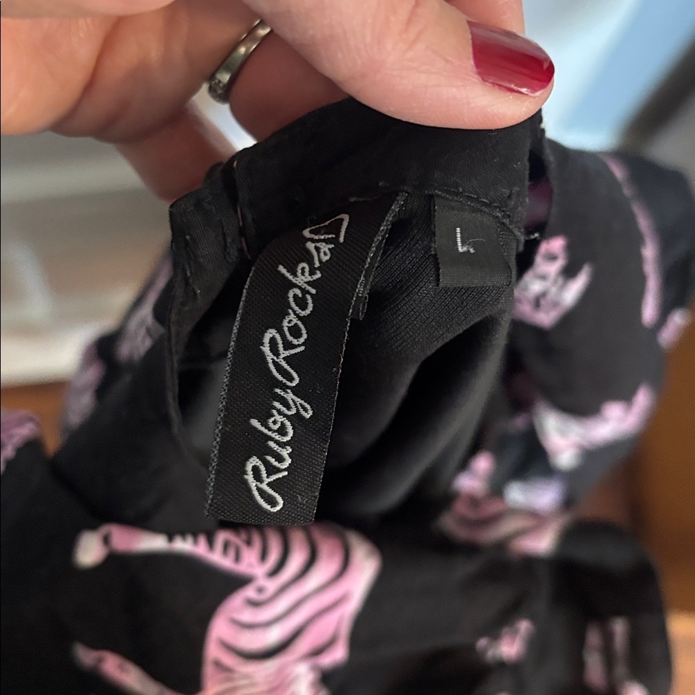 Ruby Rocks Black and Pink Zebra Print Dress - Picture 6 of 6